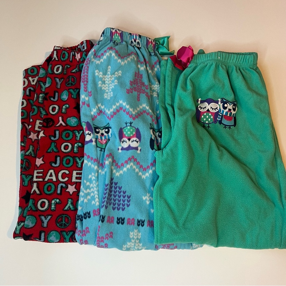 Girls St Eve‎ pajama pants set of 3 size 14 XL